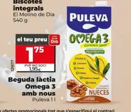 Dia PULEVA Beguda làctia Omega 3 amb nous oferta