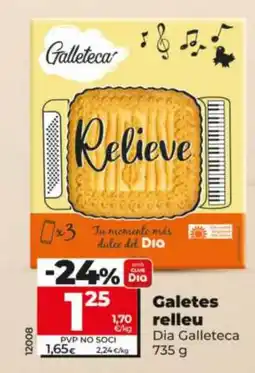 Dia DIA GALLETECA Galetes relleu oferta