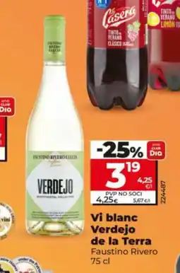 Dia FAUSTINO RIVERO Vi blanc Verdejo de la Terra oferta