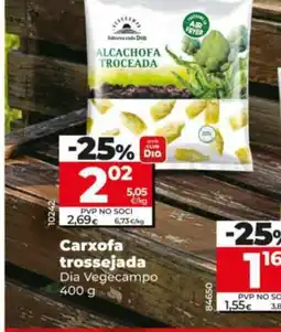 Dia DIA VEGECAMPO Carxofa trossejada oferta