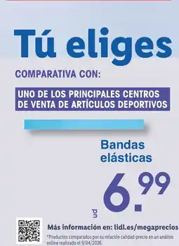 Lidl Bandas elásticas oferta