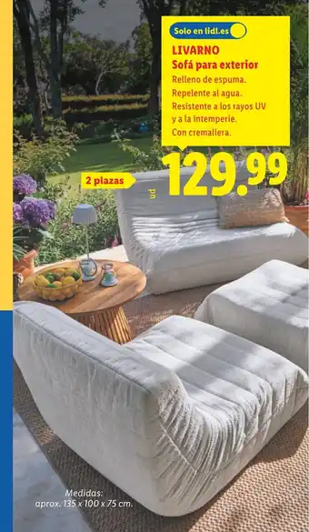 LIVARNO Sofá para exterior