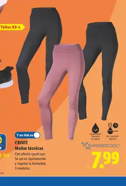 Lidl CRIVIT Mallas técnicas oferta