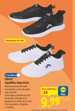 Lidl CRIVIT Zapatillas deportivas oferta