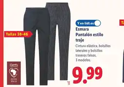 Lidl ESMARA Pantalón estilo traje oferta