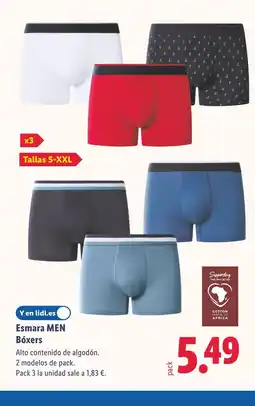 Lidl ESMARA MEN Bóxers oferta