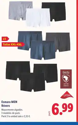 Lidl ESMARA MEN Bóxers oferta