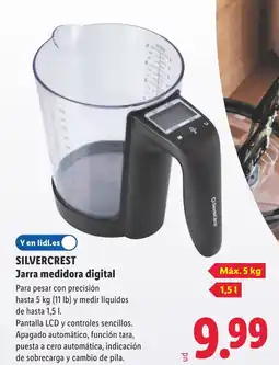 Lidl SILVERCREST Jarra medidora digital oferta