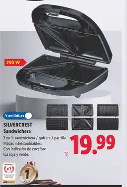 Lidl SILVERCREST Sandwichera oferta