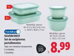 Lidl SILVERCREST Set de recipientes portalimentos oferta