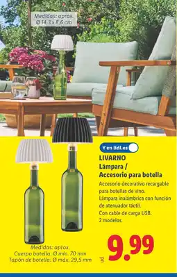 Lidl LIVARNO Lámpara / Accesorio para botella oferta