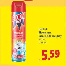 Lidl Henkel Bloom max insecticida en spray oferta