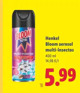 Lidl Henkel Bloom aerosol multi-insectos oferta