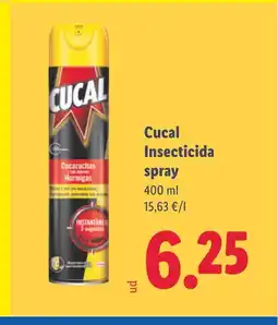 Lidl CUCAL Insecticida spray oferta