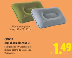 Lidl CRIVIT Almohada hinchable oferta