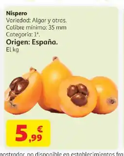 Alcampo Níspero oferta