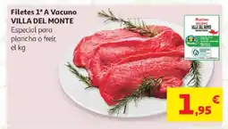 Alcampo VILLA DEL MONTE Filetes 1ª A Vacuno oferta