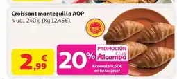 Alcampo Croissant mantequilla AOP oferta