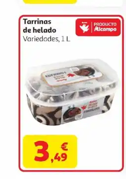 Alcampo Tarrinas de helado oferta