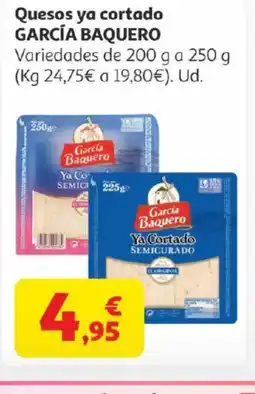 Alcampo GARCÍA BAQUERO Quesos ya cortado oferta