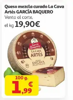 Alcampo GARCÍA BAQUERO Queso mezcla curado La Cava Artés oferta