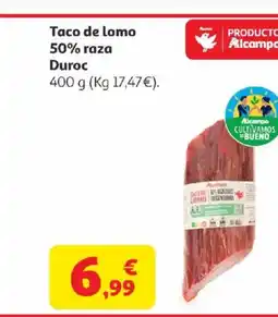 Alcampo Taco de Lomo 50% raza Duroc oferta