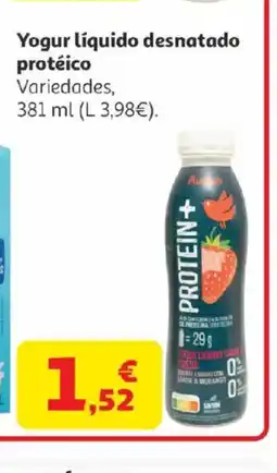 Alcampo Yogur líquido desnatado protéico oferta