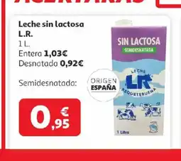 Alcampo L.R Leche sin lactosa oferta