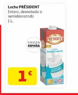 Alcampo PRÉSIDENT Leche oferta