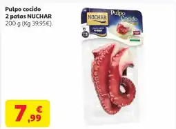 Alcampo NUCHAR Pulpo cocido 2 patas oferta
