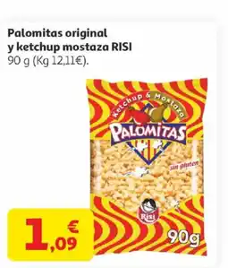 Alcampo RISI Palomitas original y ketchup mostaza oferta