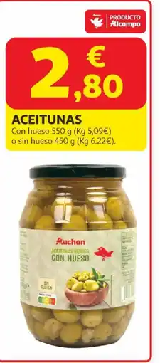 Alcampo Aceitunas oferta