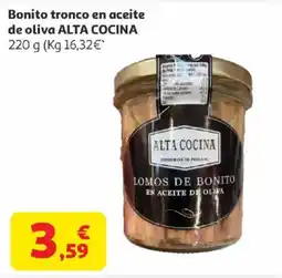 Alcampo ALTA COCINA Bonito tronco en aceite de oliva oferta