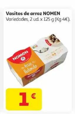 Alcampo NOMEN Vasitos de arroz oferta