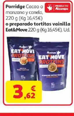 Alcampo EAT & MOVE Porridge oferta