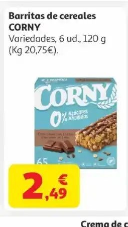 Alcampo CORNY Barritas de cereales oferta