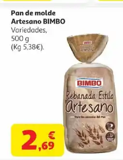 Alcampo BIMBO Pan de molde Artesano oferta