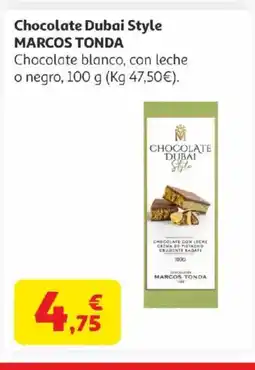Alcampo MARCOS TONDA Chocolate Dubai Style oferta