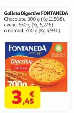 Alcampo FONTANEDA Galleta Digestive oferta