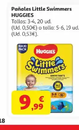 Alcampo HUGGIES Pañales Little Swimmers oferta