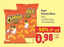 Lidl PEPSI Cheetos Rizos oferta