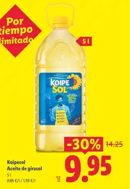 Lidl KOIPE SOL Aceite de girasol oferta