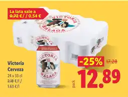 Lidl Victoria Cerveza oferta