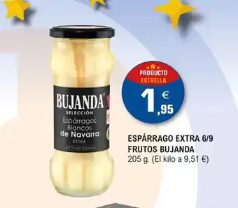 Espárrago extra 6/9 frutos bujanda