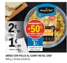 E.Leclerc ROYAL CHEF Arroz con pollo al curry oferta