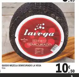 E.Leclerc LA VEGA Queso mezcla semicurado oferta