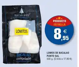 E.Leclerc Lomos de bacalao punto sal oferta
