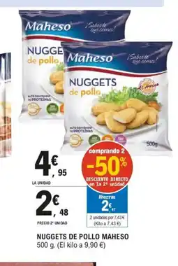 E.Leclerc MAHESO Nuggets de pollo oferta