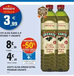E.Leclerc URZANTE Aceite oliva virgen extra premium oferta