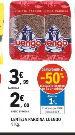 E.Leclerc LUENGO Lenteja pardina oferta